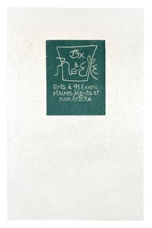 Grabado En Madera Müller - 13 FOIS ELLE ET MOI - COLOPHON II