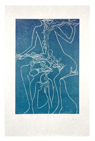 Grabado En Madera Müller - 13 FOIS ELLE ET MOI - SOEURS