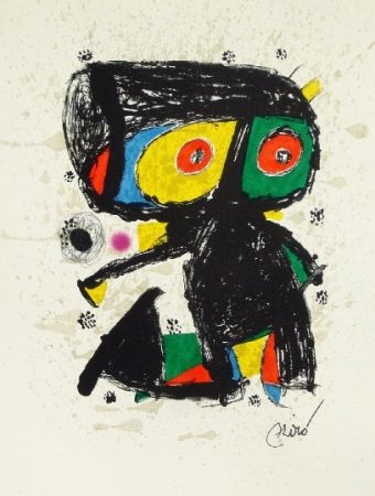 Litografía Miró - 15 ans Poligrafa
