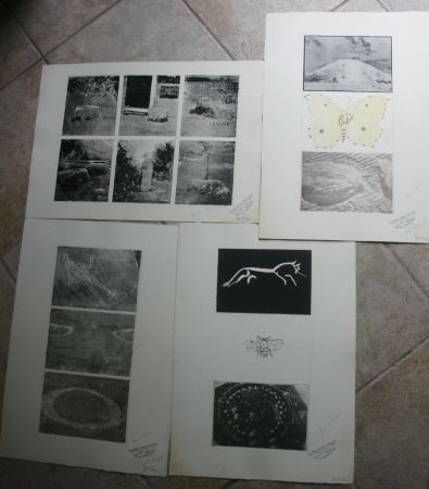 Grabado Tilson - 15 prints on four sheets, 1 hand coloured