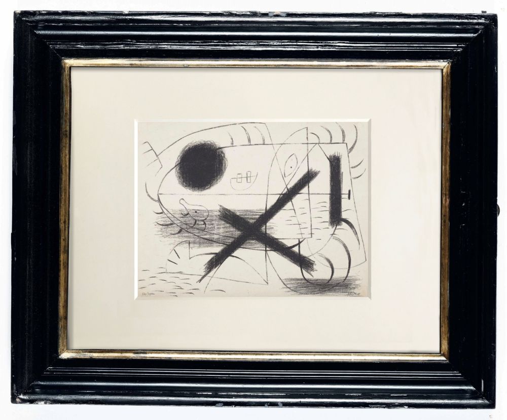 Litografía Miró - 1 (First Lithographic piece ever known)