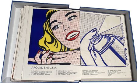 Libro Ilustrado Lichtenstein - 1¢ LIFE (One Cent Life) by Walasse Ting. 1/100 de luxe signé par les artistes (1964).