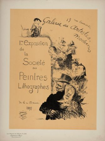 Litografía Léandre - 1ère Exposition de la Société des Peintres Lithographies, 1900
