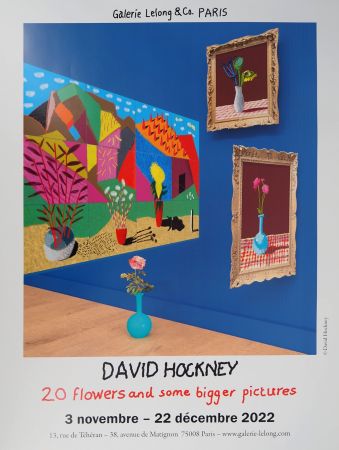 Cartel Hockney - 20 Flowers and Some Bigger Pictures