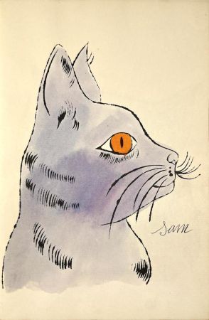 Litografía Warhol - 25 Cats Name[d] Sam and One Blue Pussy, IV.57B