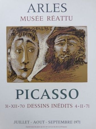 Cartel Picasso - 31-XII-70 DESSINS INEDITS 4-11-71