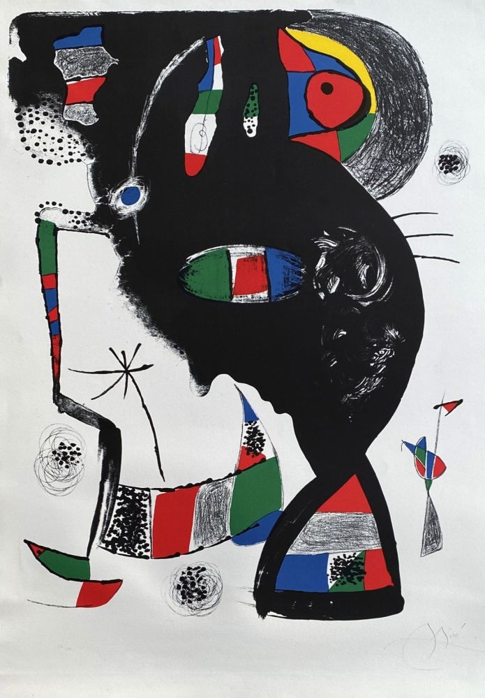Litografía Miró - 42 rue Blomet