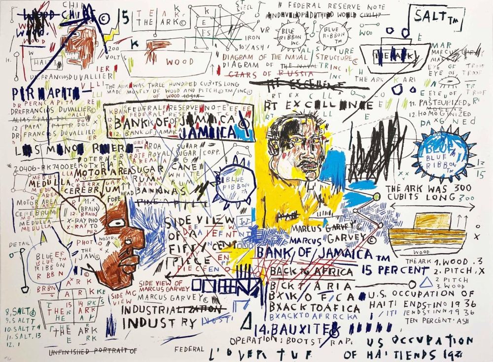 Serigrafía Basquiat - 50 Cent Piece