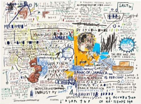 Serigrafía Basquiat - 50 Cent Piece