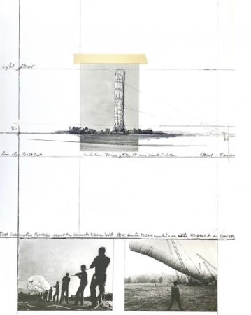 Múltiple Christo - 5600 m3 Package, Project for Documenta 4, Kassel, 