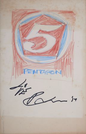 Sin Técnico Indiana - 5 Pentagon #3, 2017 - Hand-signed