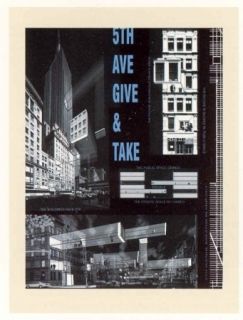 Litografía Acconci - 5th Ave Give & Take