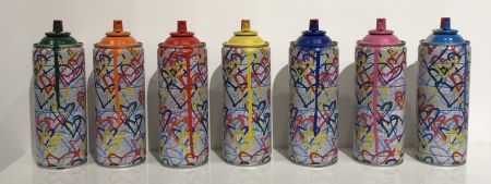 Sin Técnico Mr. Brainwash - 7 Heart Spray Cans