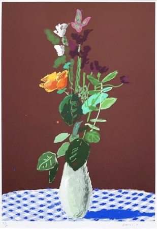 Sin Técnico Hockney - 7th March 2021, More Flowers on a Table