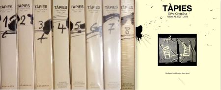 Libro Ilustrado Tàpies - 9 Volumes - Tàpies - Complet Work - Catalogue raisonné of Paintings 1943 - 2011