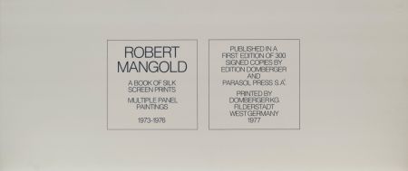 Serigrafía Mangold - A book of silkscreen prints