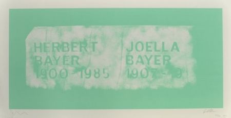 Litografía Myles - A History of Type Design / Herbert Bayer, 1900-1985 (Aspen, USA)