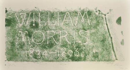 Litografía Myles - A History of Type Desing / William Morris, 1834-1896 (Kelmscott, England)