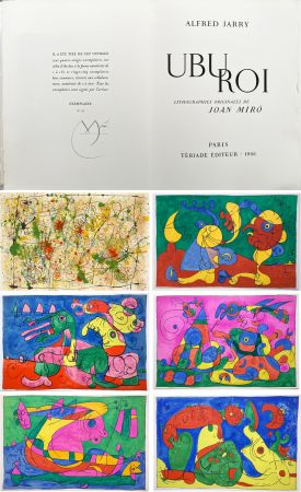 Libro Ilustrado Miró - A. Jarry: UBU ROI. 13 Lithographies originales en couleurs (1966).