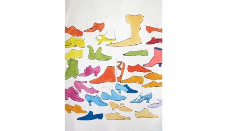 Litografía Warhol - A La Recherche du Shoe Perdu 