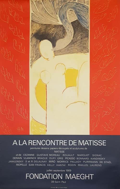 Litografía Matisse - A la Rencontre de Matisse Fondation Maeght
