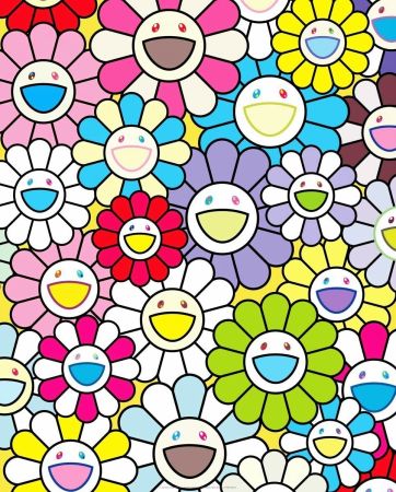 Litografía Murakami - A Little Flower Painting II