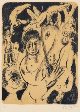 Litografía Chagall - A Midsummer Night''s dream
