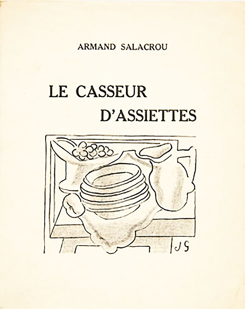 Libro Ilustrado Gris  - A. Salacrou : LE CASSEUR D'ASSIETTES. 5 LITHOGRAPHIES ORIGINALES (1924).