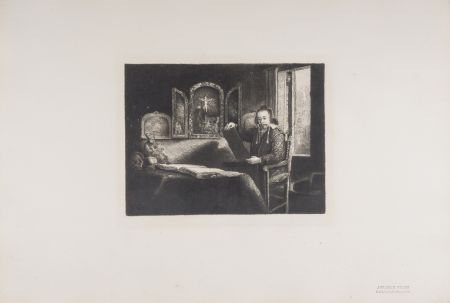 Heliograbado Rembrandt - Abraham Frans
