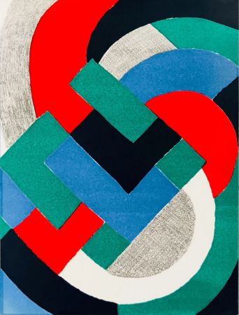 Litografía Delaunay - Abstract Composition