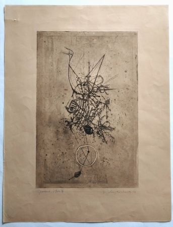 Aguafuerte Friedlaender - Abstract composition