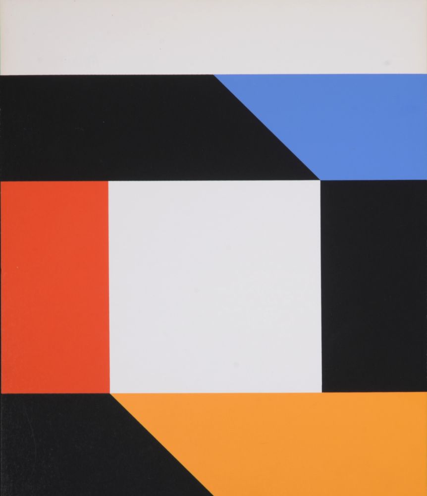 Serigrafía Bill - Abstract composition, 1971