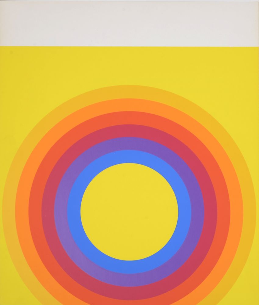 Serigrafía Bayer - Abstract composition, 1971