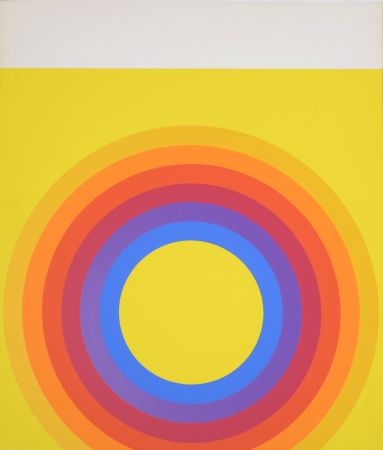 Serigrafía Bayer - Abstract composition, 1971