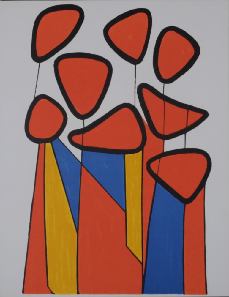 Litografía Calder - Abstract Composition, 1972