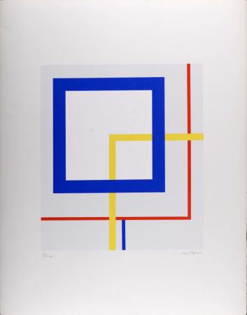 Serigrafía Reggiani - Abstract Composition, 1974 - Hand-signed!
