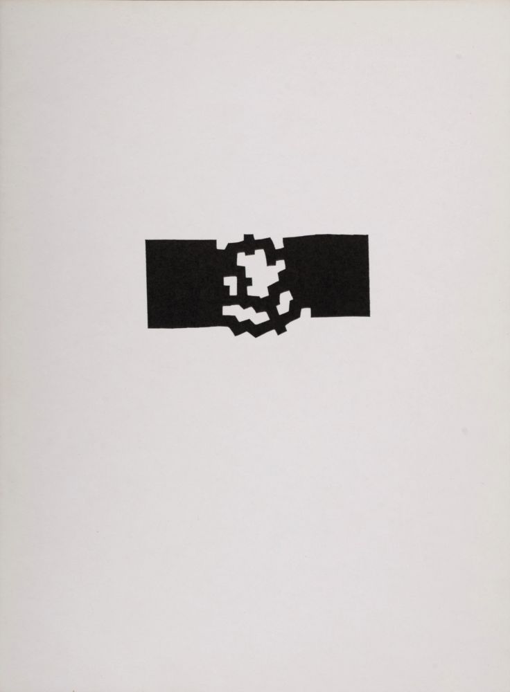 Litografía Chillida - Abstract Composition #1, 1980