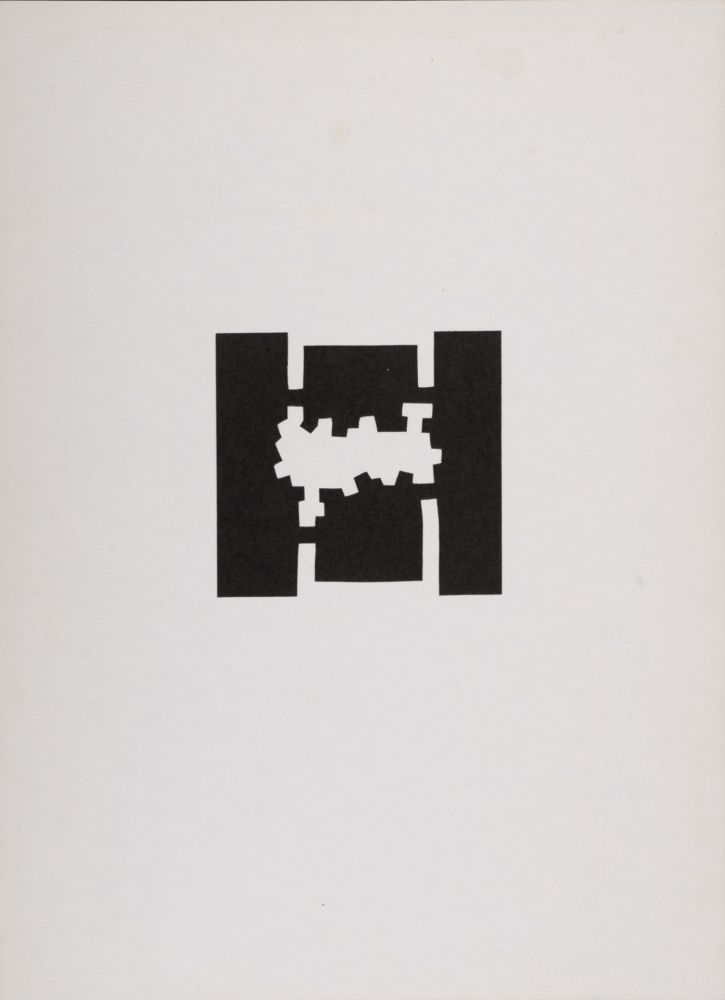 Litografía Chillida - Abstract Composition #2, 1980