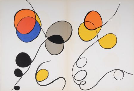 Litografía Calder - Abstract composition (B), 1968