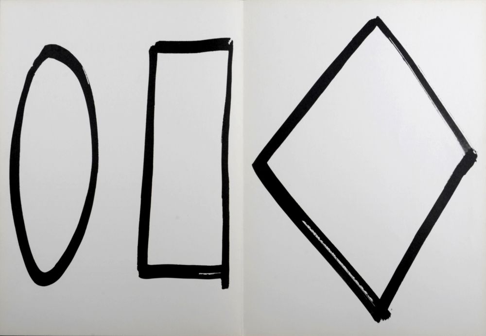 Litografía Kelly - Abstract Composition (G), 1964