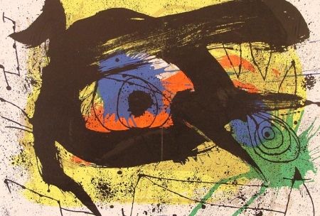 Litografía Miró - Abstraction