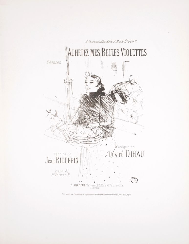 Litografía Toulouse-Lautrec - Achetez mes belles violettes, 1895