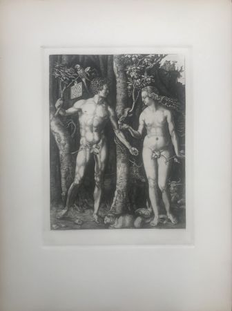 Aguafuerte Durer - Adam & Eve