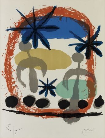 Litografía Miró - Affiche De l'Exposition Constellations