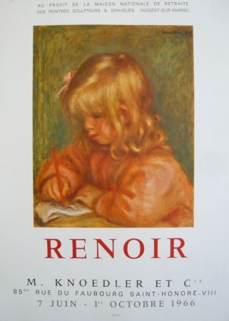Cartel Renoir - Affiche d'exposition