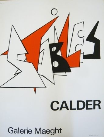 Cartel Calder - Affiche exposition galerie Maeght