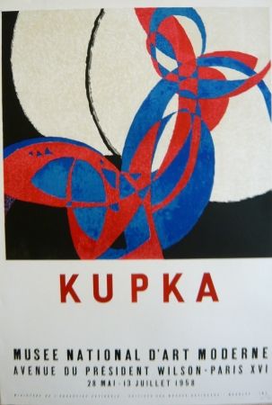 Litografía Kupka - Affiche exposition Musée d'art moderne