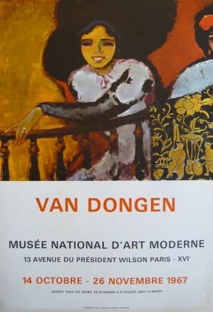 Cartel Van Dongen - Affiche exposition Musée d'art moderne