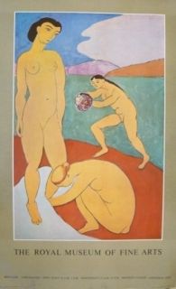 Cartel Matisse - Affiche exposition Royal museum of fine arts of Copenhagen