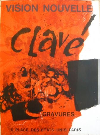 Cartel Clavé - Affiche exposition Vision nouvelle